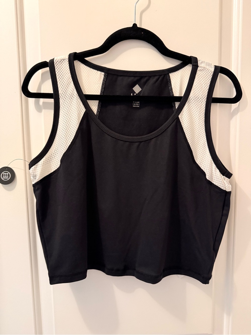 LuLaRoe Black and White Athletic Tank